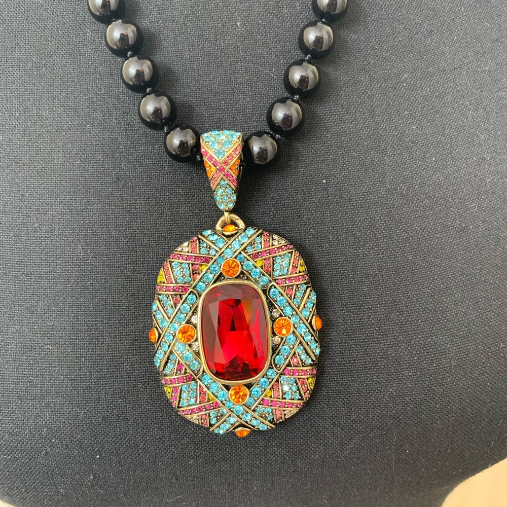 Heidi Daus triple play necklace - Picture 3 of 4